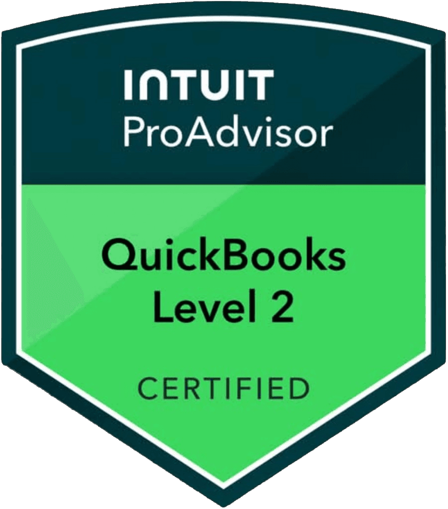 Intuit ProAdvisor QuickBooks Level 2 Certified badge